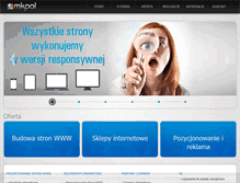 Tablet Screenshot of mkpol.pl
